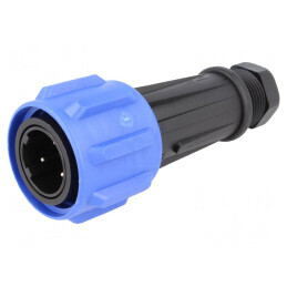 Conector Circular Mufă Tată 3 Pin Filet Interior | Electronic-mag.ro | Componente Electronice