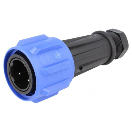 Conector Circular Mufă Tată 3 Pin Filet Interior | Electronic-mag.ro | Componente Electronice