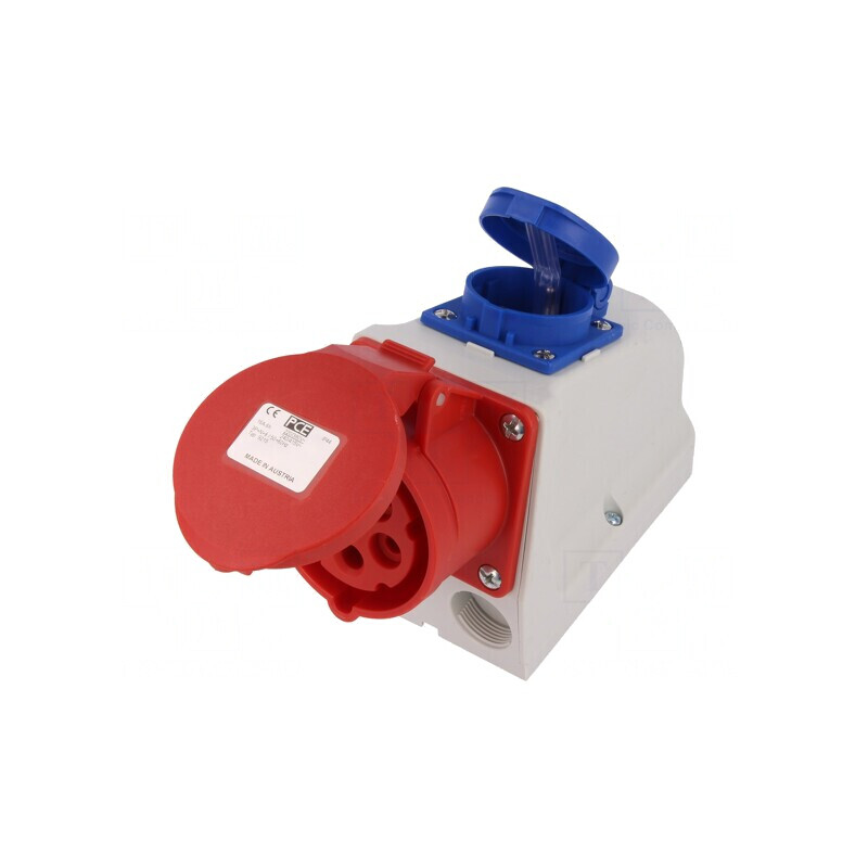 Conector alimentare AC trifazat 16A 400VAC IP44 | Electronic-mag.ro | Componente Electronice