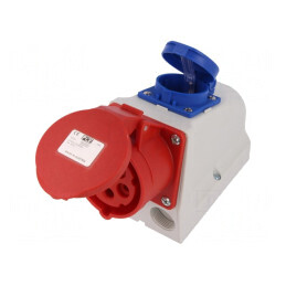 Conector alimentare AC trifazat 16A 400VAC IP44 | Electronic-mag.ro | Componente Electronice