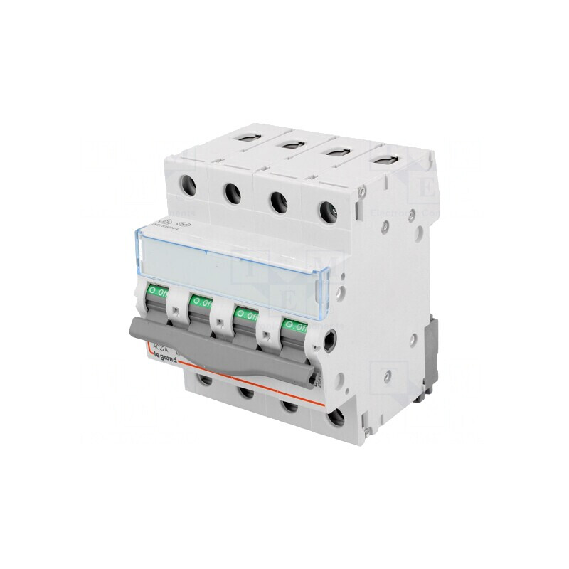 Separator-Întrerupător 4P 40A 400VAC pentru Șină DIN | Electronic-mag.ro | Componente Electronice