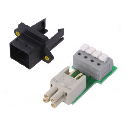 Conector HARTING PushPull V4 WDF 48/12 4p THT | Electronic-mag.ro | Componente Electronice