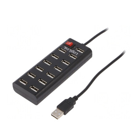 Hub USB 2.0 cu 13 Porturi și Alimentare Internă | Electronic-mag.ro | Componente Electronice