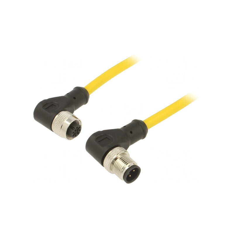 Cablu Conectare M12 4 PIN 5m PVC IP68 | Electronic-mag.ro | Componente Electronice