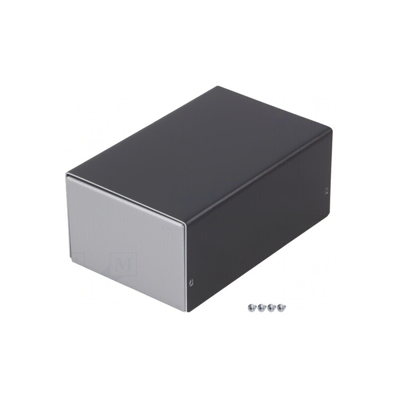 Carcasă aluminiu argint 104x160x69mm | Electronic-mag.ro | Componente Electronice