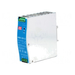 Alimentator Pulsatoriu Șină DIN Slim 120W 12V 10A | Electronic-mag.ro | Componente Electronice