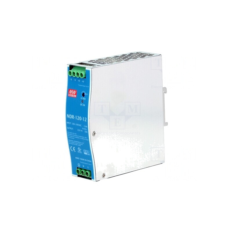 Alimentator Pulsatoriu Șină DIN Slim 120W 12V 10A | Electronic-mag.ro | Componente Electronice Alimentator Pulsatoriu Șină DIN Slim 120W 12V 10A | Electronic-mag.ro | Componente Electronice