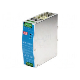 Alimentator Pulsatoriu Slim pentru Șină DIN 120W 48V 2.5A | Electronic-mag.ro | Componente Electronice