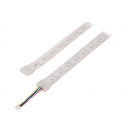 Bandă LED RGB 4,5W 5VDC 5m 60 diode