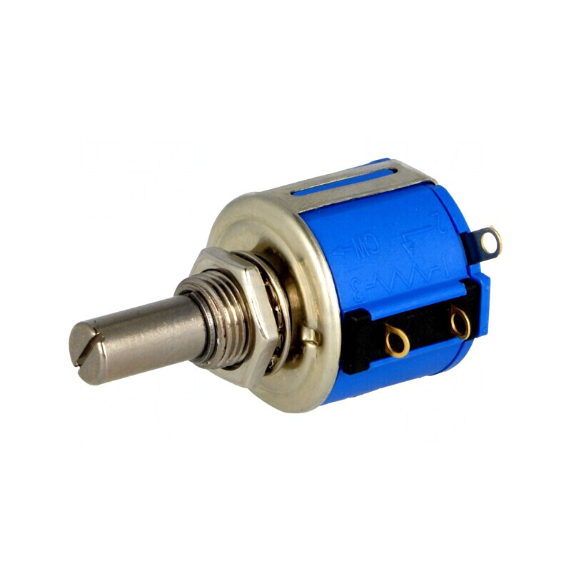 Potențiometru Multitură 1kΩ 2W 6.35mm Linear IP40 | Electronic-mag.ro | Componente Electronice