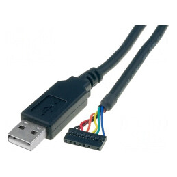 Adaptor USB la UART TTL 3.3V cu Cablu și Soclu Pini