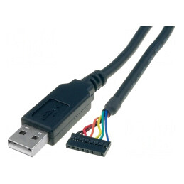 Adaptor USB la UART TTL 3.3V cu Cablu și Soclu Pini | Electronic-mag.ro | Componente Electronice