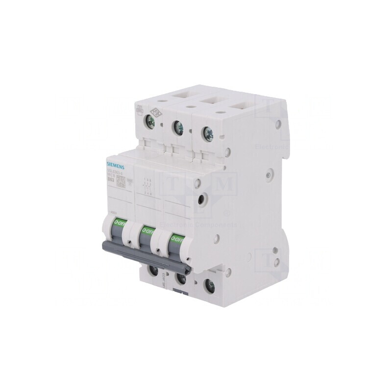 Întrerupător de Supracurent 400VAC 63A 3 Poli B | Electronic-mag.ro | Componente Electronice