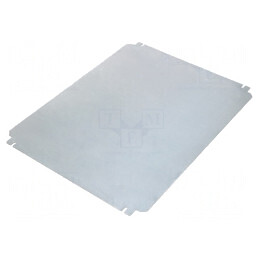 Placă de Montare Oțel Galvanizat 2mm 405x120mm | Electronic-mag.ro | Componente Electronice
