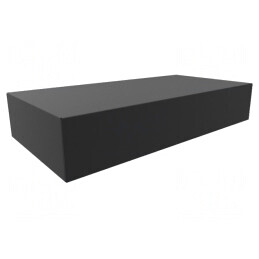 Carcasă oțel neagră 203x406x76mm | Electronic-mag.ro | Componente Electronice