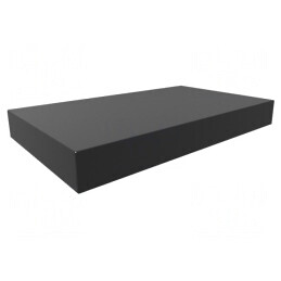 Carcasă oțel neagră 254x432x51mm | Electronic-mag.ro | Componente Electronice