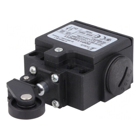 Limitator cursă manetă 27mm, rolă plastic 22mm 10A | Electronic-mag.ro | Componente Electronice