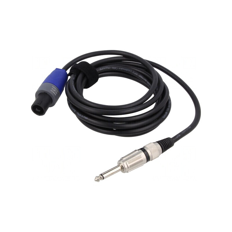 Cablu Audio Jack 6,3mm la SpeakON 3m Negru | Electronic-mag.ro | Componente Electronice