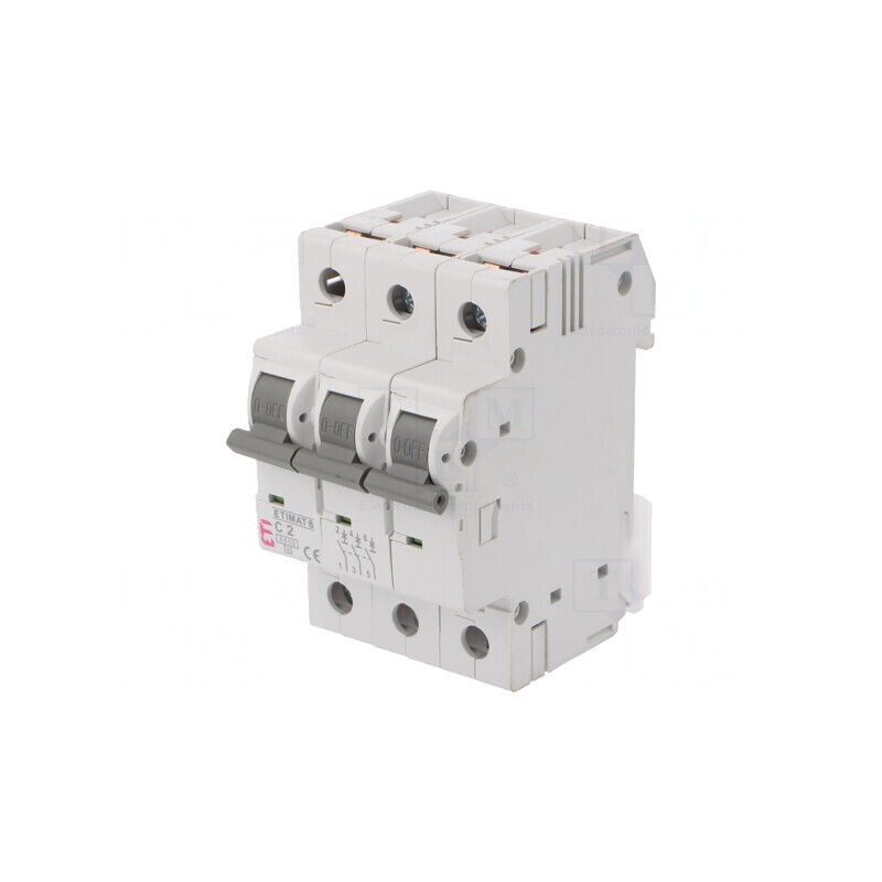 Întrerupător Supracurent 2A 3P 230/400V | Electronic-mag.ro | Componente Electronice