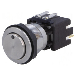 Comutator Anti-Vandalism 19mm 12A 250VAC IP64 | Electronic-mag.ro | Componente Electronice