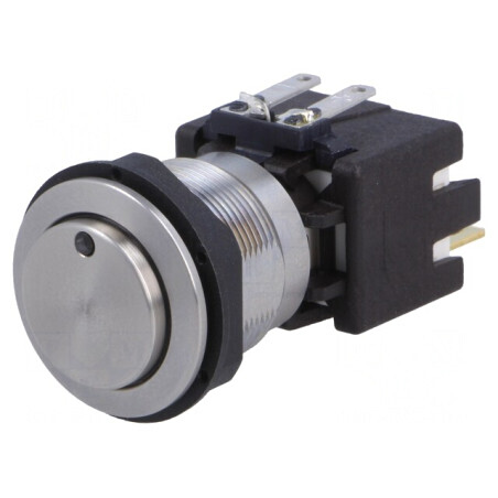 Comutator Anti-Vandalism 19mm 12A 250VAC IP64 | Electronic-mag.ro | Componente Electronice