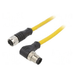 Cablu de conectare M12 PIN 5 mufă 250VAC 4A IP68 | Electronic-mag.ro | Componente Electronice