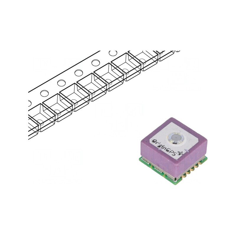 Modul GPS Precizie 1,5m NMEA SMD ORG1510-R02 | Electronic-mag.ro | Componente Electronice
