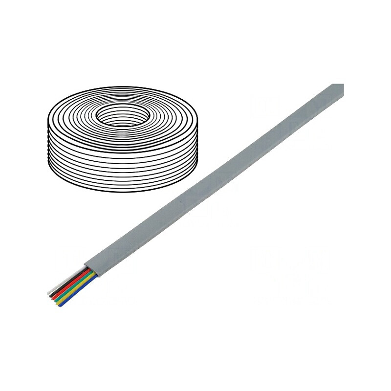 Cablu telecomunicații litat 6x28AWG argintiu 100m | Electronic-mag.ro | Componente Electronice Cablu telecomunicații litat 6x28AWG argintiu 100m | Electronic-mag.ro | Componente Electronice
