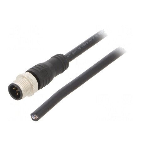 Cablu de conectare M12 5 pini 6m PVC | Electronic-mag.ro | Componente Electronice