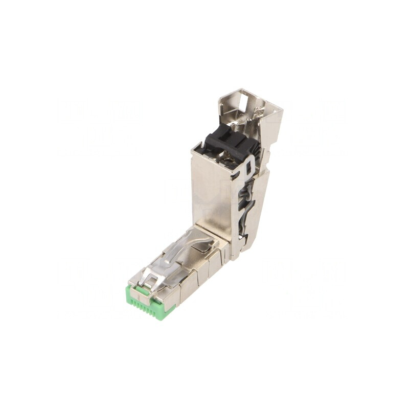 Mufă RJ45 Aurită 8P8C pentru Cablu IDC | Electronic-mag.ro | Componente Electronice