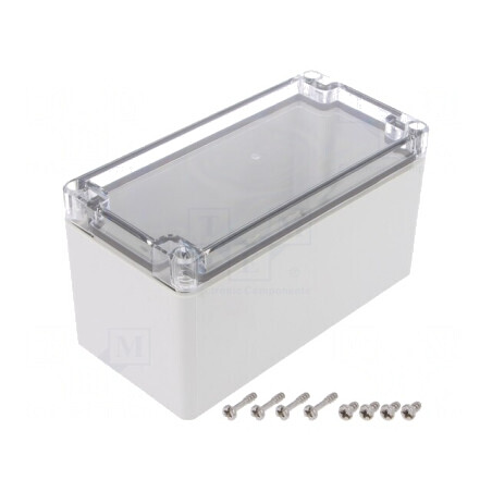 Carcasă universală gri 80x160x85 mm IK08 EURONORD | Electronic-mag.ro | Componente Electronice