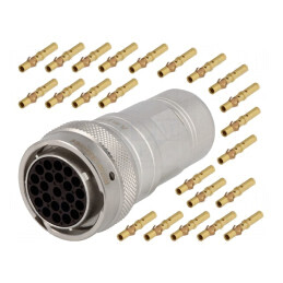 Conector circular RT360 mufă mamă crimpată PIN 23 | Electronic-mag.ro | Componente Electronice