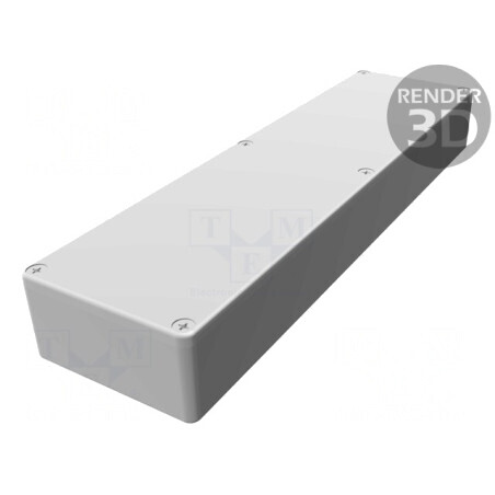 Carcasă universală aluminiu IP65 70x254x35mm | Electronic-mag.ro | Componente Electronice