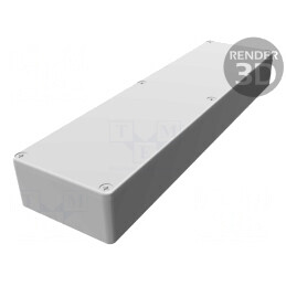 Carcasă universală aluminiu IP65 70x254x35mm | Electronic-mag.ro | Componente Electronice