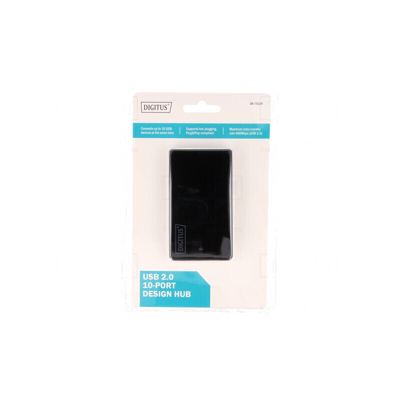 Hub USB 2.0 PnP 10 Porturi Negru și Argintiu | Electronic-mag.ro | Componente Electronice Hub USB 2.0 PnP 10 Porturi Negru și Argintiu | Electronic-mag.ro | Componente Electronice