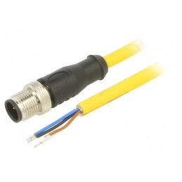 Cablu de Conectare M12 4 Pin Drept 10m 250VAC 4A PVC | Electronic-mag.ro | Componente Electronice