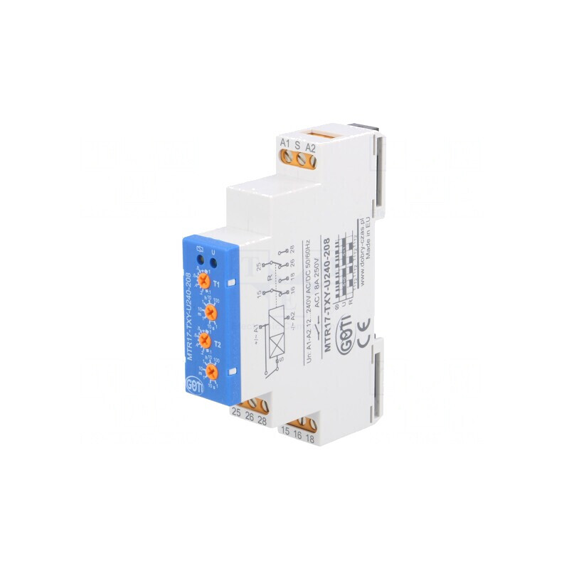Timer electronic programabil SPDT 1s-100h 250VAC/8A | Electronic-mag.ro | Componente Electronice