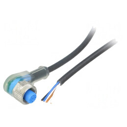 Cablu Conectare M12 4 PIN 5m Unghiular