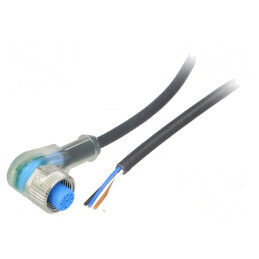 Cablu Conectare M12 4 PIN 5m Unghiular | Electronic-mag.ro | Componente Electronice
