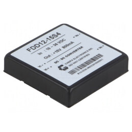 Convertor DC/DC 12W 10-36V la 15V 800mA | Electronic-mag.ro | Componente Electronice