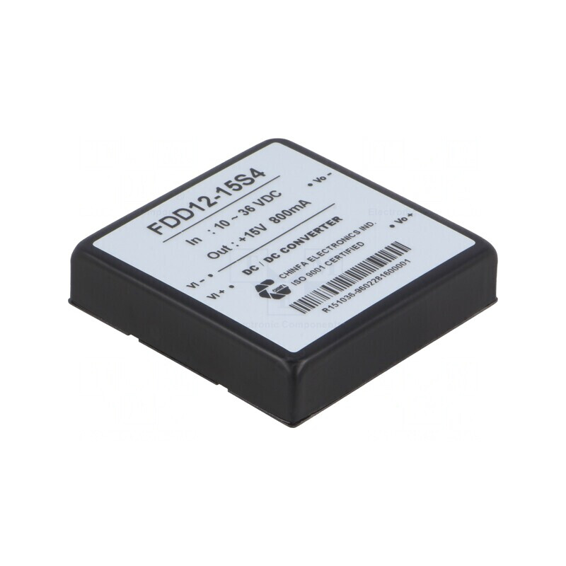 Convertor DC/DC 12W 10-36V la 15V 800mA | Electronic-mag.ro | Componente Electronice