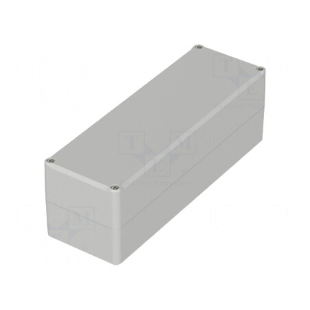 Carcasă Universală Gri IP65 80x240x80mm EUROMAS II | Electronic-mag.ro | Componente Electronice