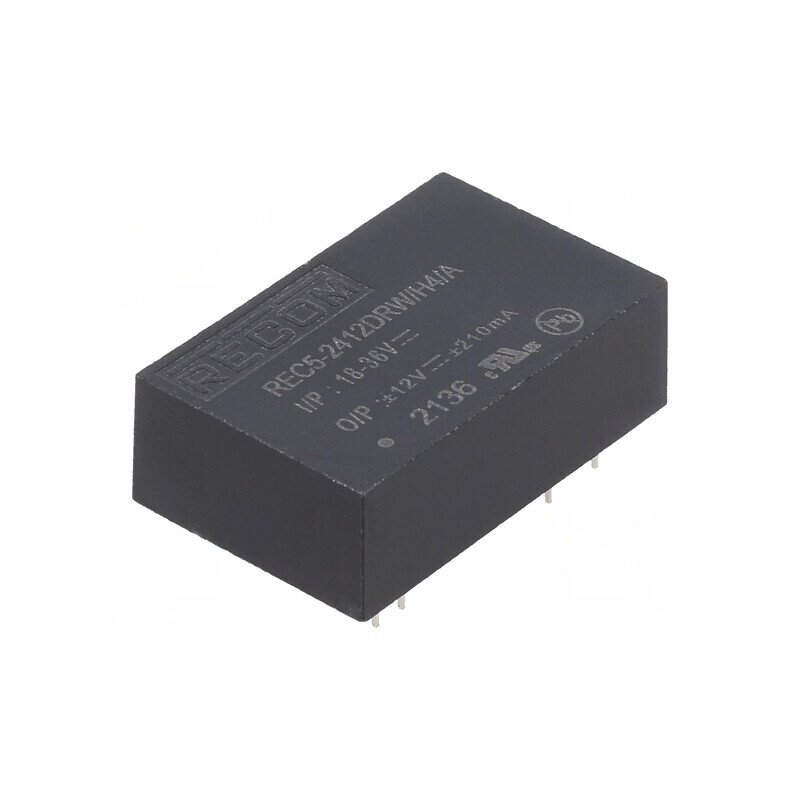 Convertor DC/DC 5W 18-36V la ±12VDC | Electronic-mag.ro | Componente Electronice Convertor DC/DC 5W 18-36V la ±12VDC | Electronic-mag.ro | Componente Electronice