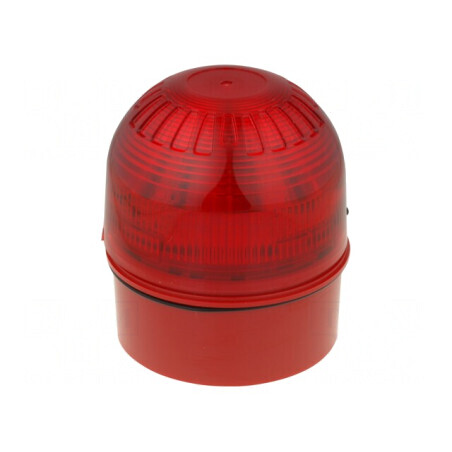 Semnalizator Luminos Flash Roșu IP65 17-60VDC | Electronic-mag.ro | Componente Electronice