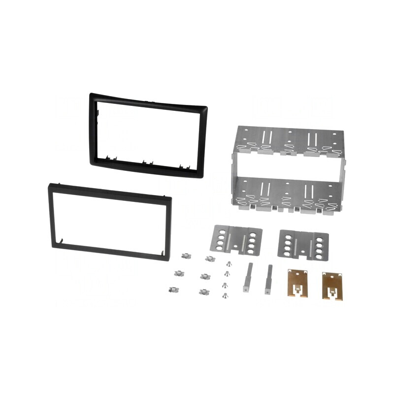 Cadru radio 2 DIN Renault negru | Electronic-mag.ro | Componente Electronice