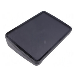 Carcasă Desktop BoPad X 215mm Y 150mm Z 53mm ABS Neagră IP65 | Electronic-mag.ro | Componente Electronice