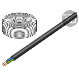 Cablu electric flexibil 5x16mm2 negru Titanex H07RN-F | Electronic-mag.ro | Componente Electronice
