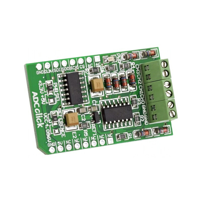 Placă Prototip ADC Click SPI MCP3204 | Electronic-mag.ro | Componente Electronice Placă Prototip ADC Click SPI MCP3204 | Electronic-mag.ro | Componente Electronice