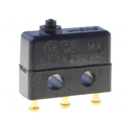 Microîntrerupător SNAP ACTION 7A 250VAC SPDT fără manetă | Electronic-mag.ro | Componente Electronice