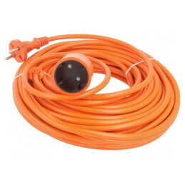 Prelungitor Alimentare 25m Portocaliu 2x1,5mm2 | Electronic-mag.ro | Componente Electronice